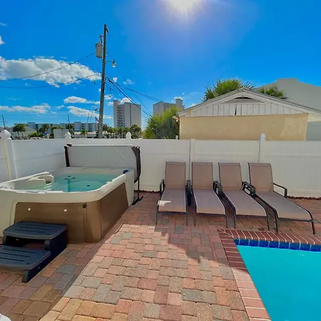 Seas The Day - Private Pool, Hot Tub, Fire Pit, Golf Cart, Bbq, Free Daily Activities, & More! Vila